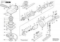 Bosch 0 607 351 103 370 WATT-SERIE Angle Grinder Spare Parts